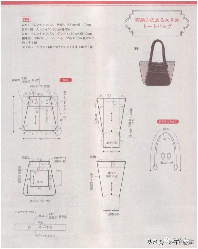 双肩背包裁剪图单肩斜挎包裁剪图纸