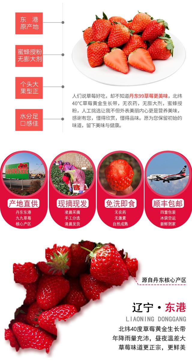 丹东草莓图库，草莓在我国栽培还没有100年