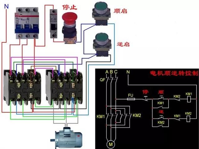 实物电工接线电路图大全简单，80多个电工实物接线图
