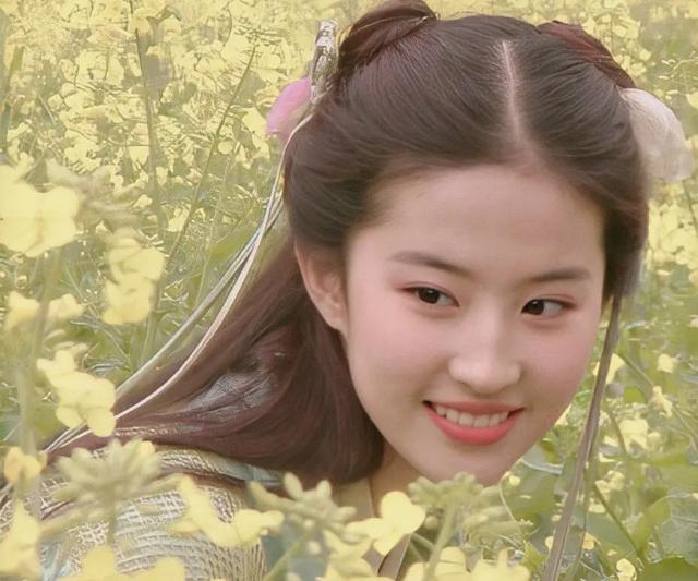 刘亦菲和谁合影都是一脸严肃，刘亦菲与黄晓明罕见合体