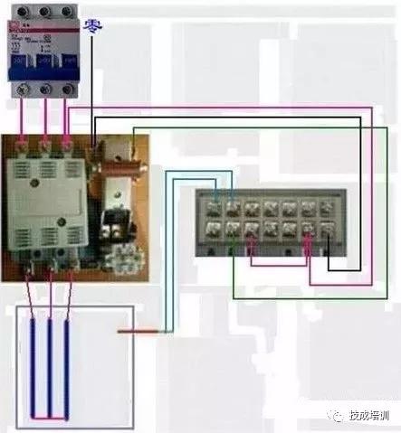 回路开关接线图，断路器接触器控制回路线路图（电工必备，电路图与接线图大全）