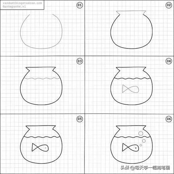 一张简单又漂亮的画，漂亮又简单的简笔画教程（简单又好看的线条画#一支笔画出你的世界）