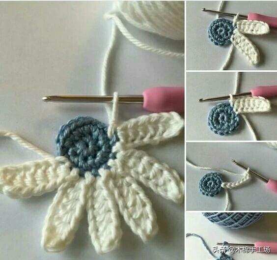 钩鞋子教程从头到尾纯色，像我这样手工钩编一双