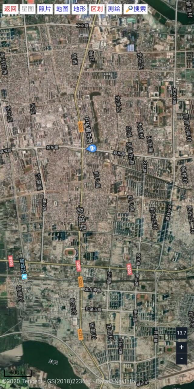 山东省临沂市地图，临沂市中心城区图