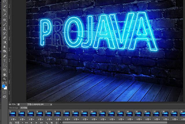 ps霓虹灯字体制作，PS如何做霓虹灯字效呢