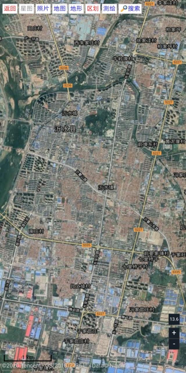 山东省临沂市地图，临沂市中心城区图