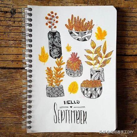 如何画最简单的手帐，00多种手帐简笔画