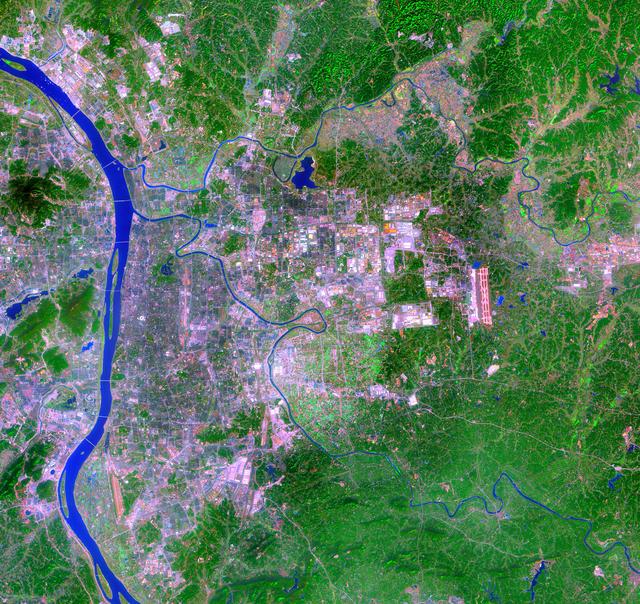 长沙地图高清版大图，长沙市区区划图（中国旅游地图揽胜-湖南长沙）