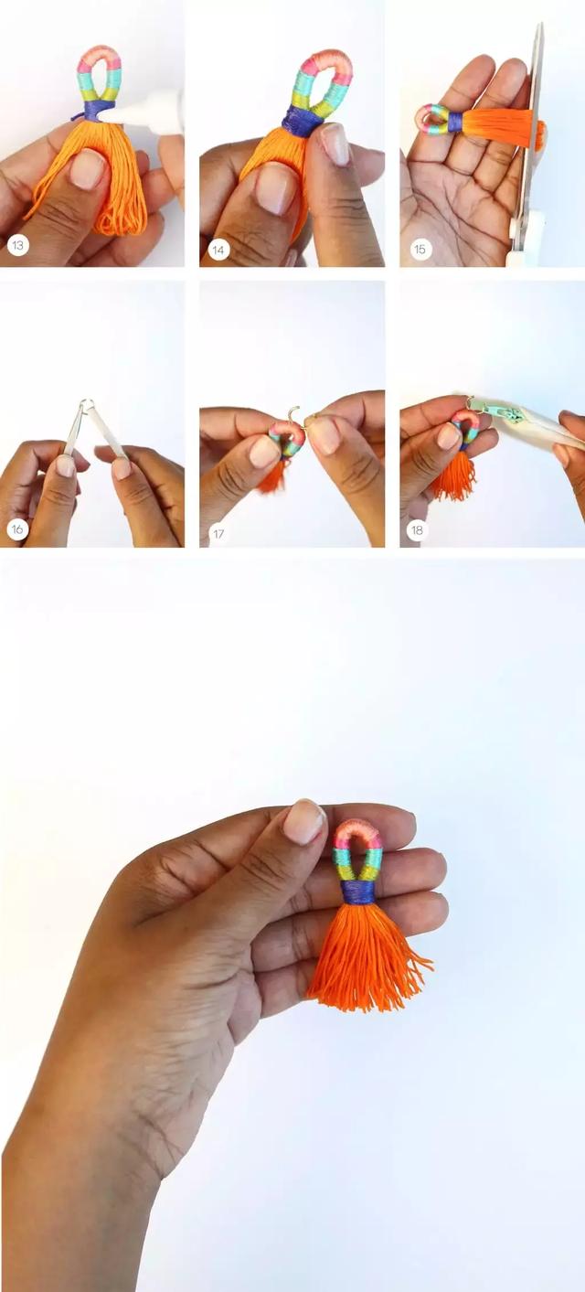 手工流苏又漂亮又简单怎么做，还比传统流苏更加好看哦