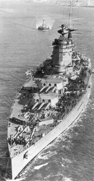 纳尔逊级战列舰，纳尔逊级战列舰406炮级