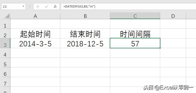 datedif函数的使用方法，在excel中dated if函数怎么用（<计算两个日期之间的年、月和天数>）