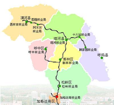 大兴安岭地区包括哪些地方，黑龙江省