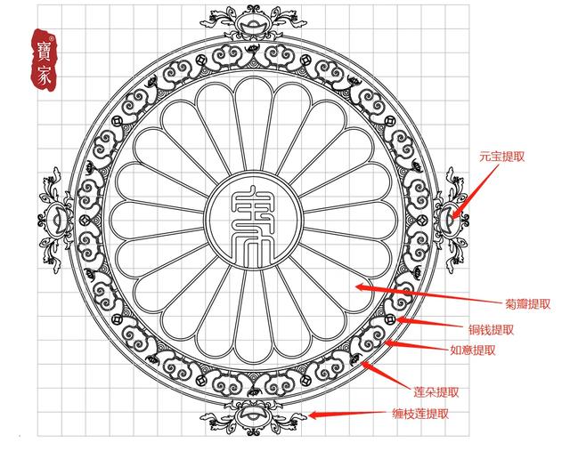 木地板拼花图案，脚下的一块寻常地板拼花