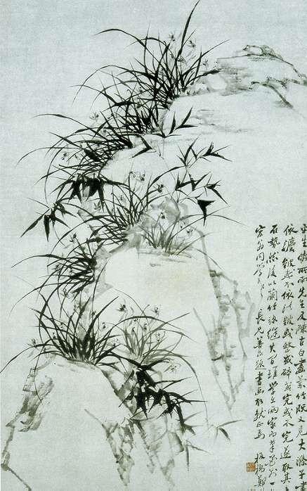 郑板桥兰竹图艺术鉴赏，扬州八怪之一郑板桥笔下兰花竹子