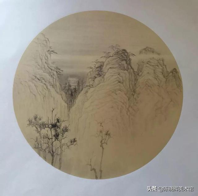 山水画作画构图的步骤顺序，青绿山水的构图程序
