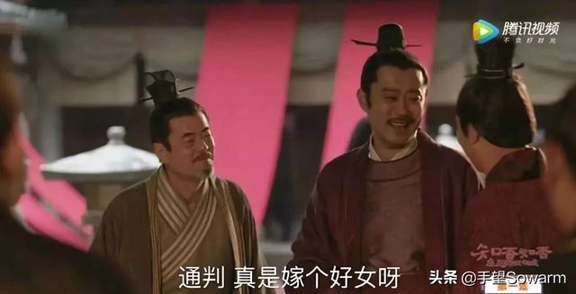 知否的主要人物剧照，剧中竟出现清明上河图的画面