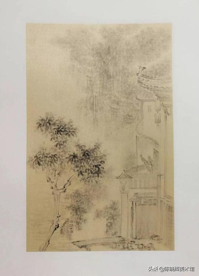 山水画作画构图的步骤顺序，青绿山水的构图程序