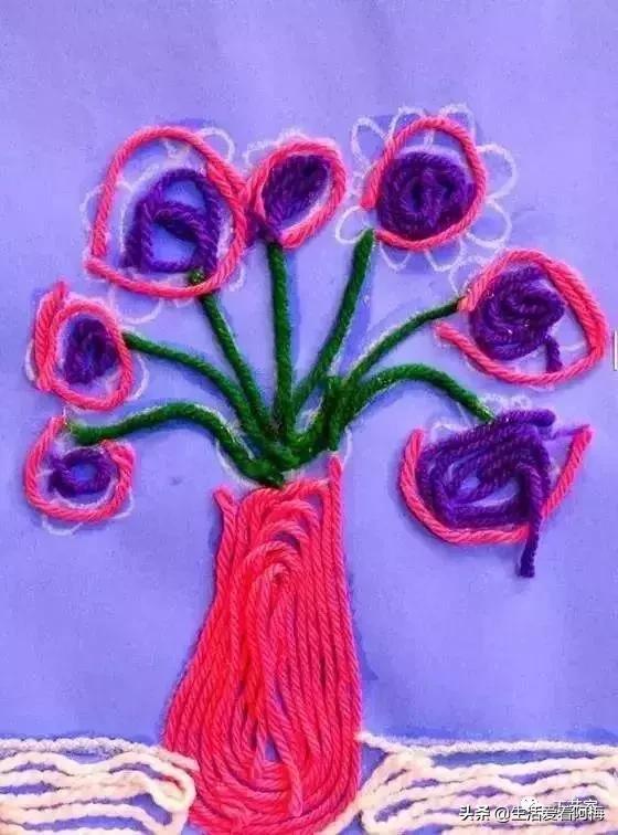 适合小孩的毛线手工，毛线小手工合集