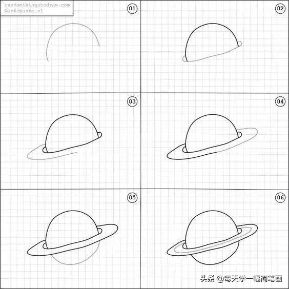 一张简单又漂亮的画，漂亮又简单的简笔画教程（简单又好看的线条画#一支笔画出你的世界）