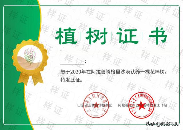 阿拉善植树状况，容声冰箱喊你来阿拉善种树了