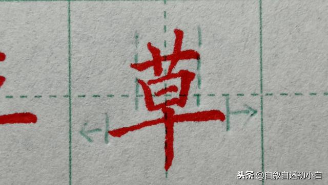 草字头加长怎么读，草书练字教程米字格（艹、屮、艸、芔、茻）