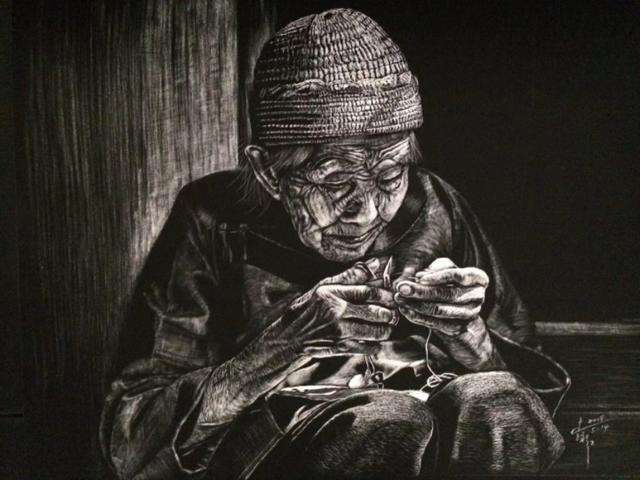 刮刮画作品大赏，刮画被他玩到极致