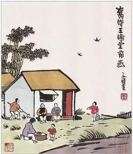 丰子恺漫画全集，丰子恺最著名的十幅漫画图（丰子恺100幅漫画处处是真）