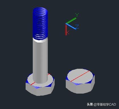 螺栓和内螺纹的画法和标注，机械制图基础知识之螺纹画法