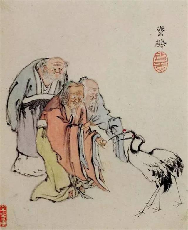 道教洞府真仙排位，道教仙兽鹤