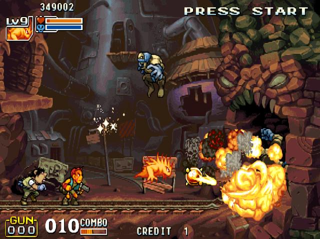 街机游戏合金弹头游戏顺序，游戏厅那些类似合金弹头的游戏