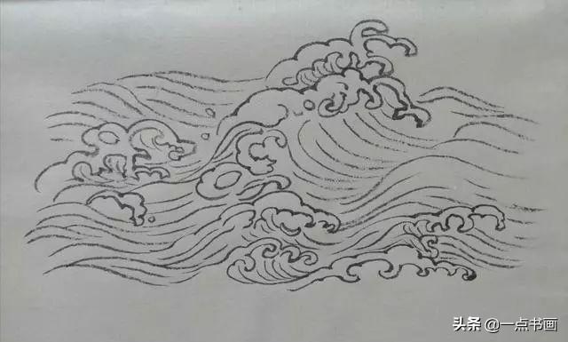 山水画教程画法步骤，山水画入门水的五种画法