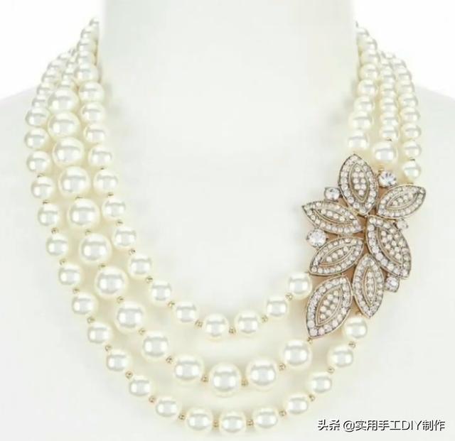 40款时尚的串珠项链，圆珠串珠项链教程大全