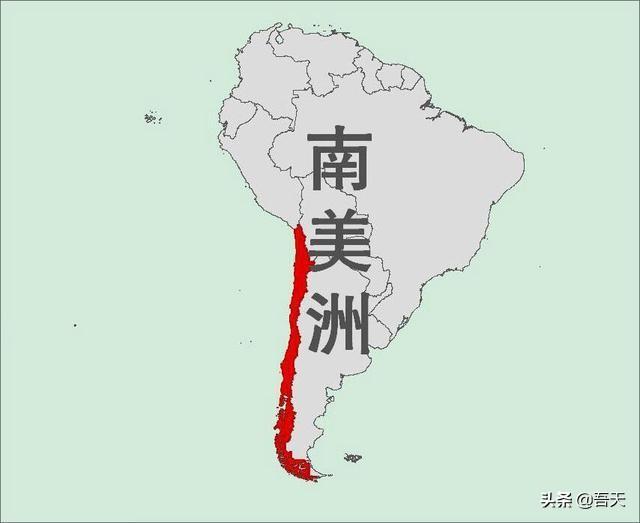 世界地图中的智利位置，智利的版图为何这么狭长