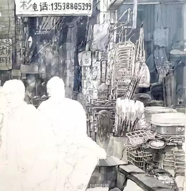 马克笔画画大师作品，他用马克笔画出了不一样的重庆
