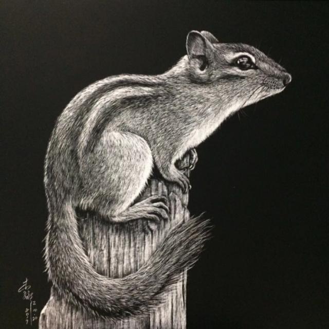 刮刮画作品大赏，刮画被他玩到极致