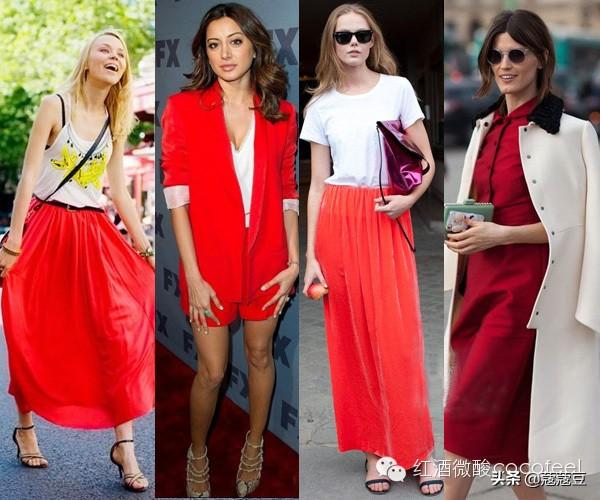 红色和哪两色搭配好看，过年红大红色这样搭