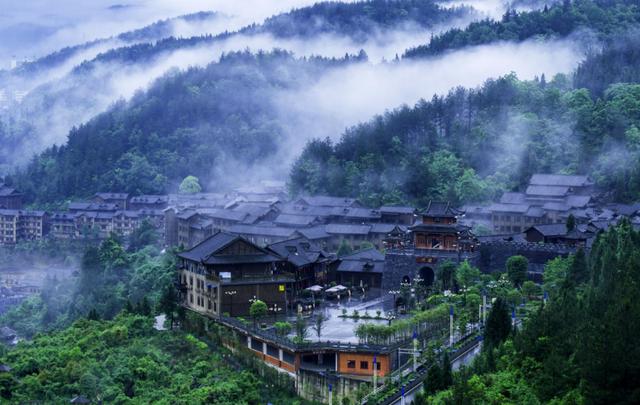 重庆酉阳桃花源，四川省重庆市酉阳县桃花源景区（有世人向往的桃花源）