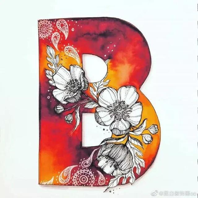 好看的英文字母设计，好看的英文手绘设计（英文字母设计！插画风）