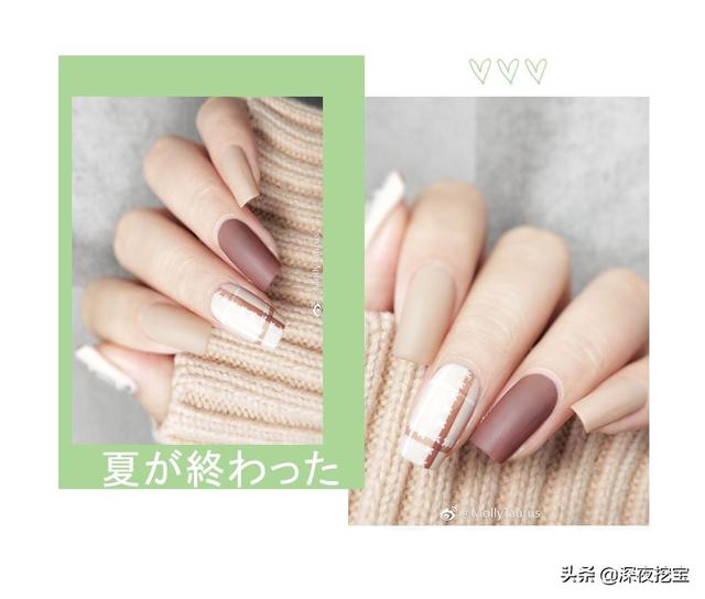 超级显白的基础款美甲，显白显嫩的美甲来一波儿~