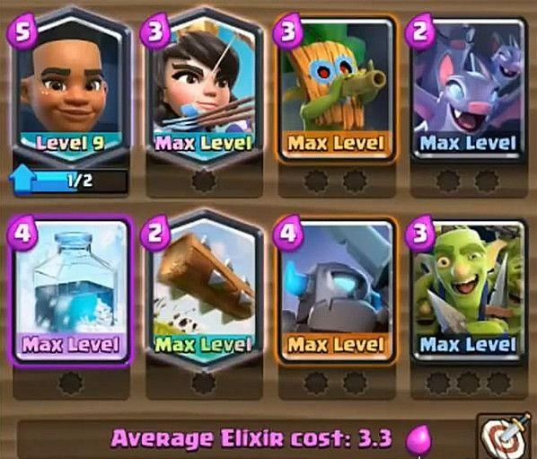 皇室战争哥布林竞技场卡组推荐，哥布林钻机制霸锦标赛