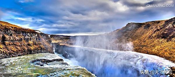 冰岛的地理位置以及邻国，北大西洋中的一个岛国