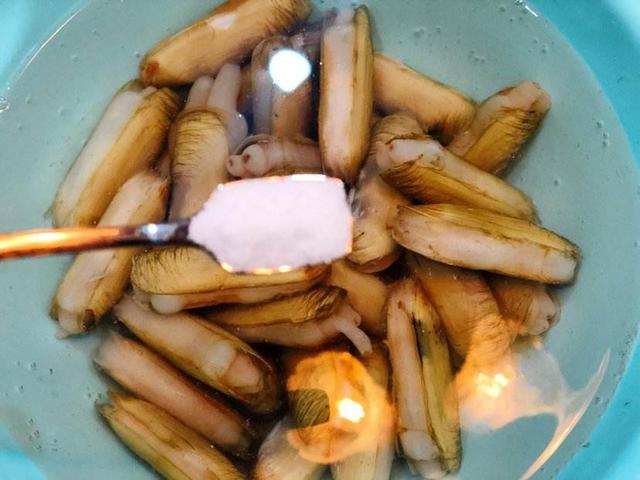 蛏子的清洗处理方法，蛏子好吃难清洗