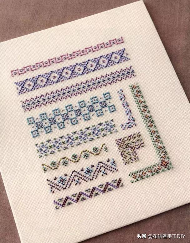 丝线十字绣怎么绣才能绣好看，可以玩出三种绣法