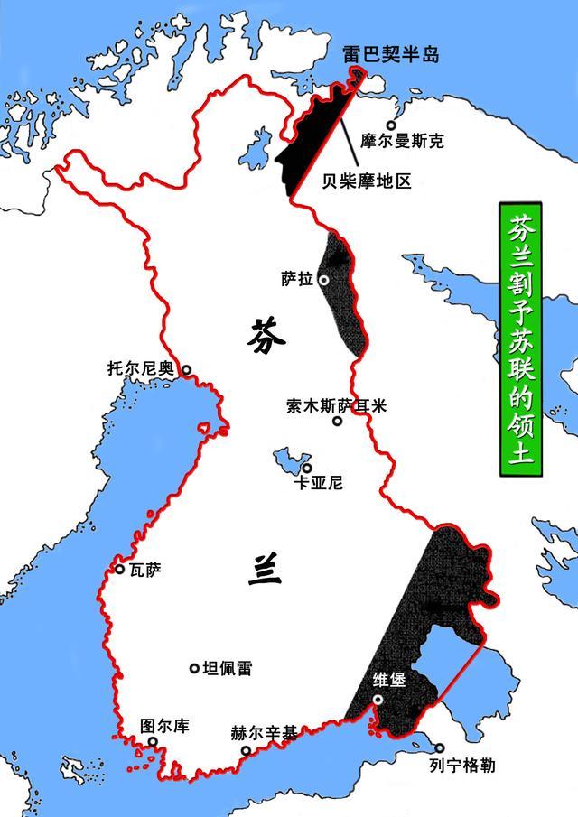 二战欧洲地图格局图，二战后欧洲8国的领土变更