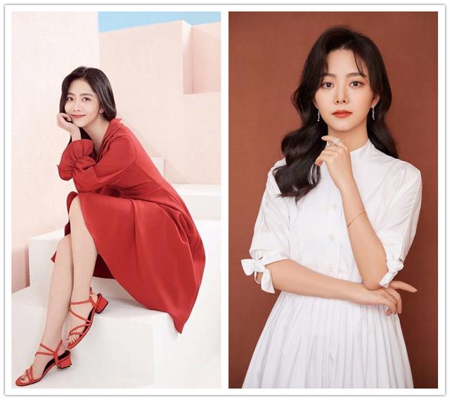 谭松韵简单的同款发型，赵露思、谭松韵牛角包发型