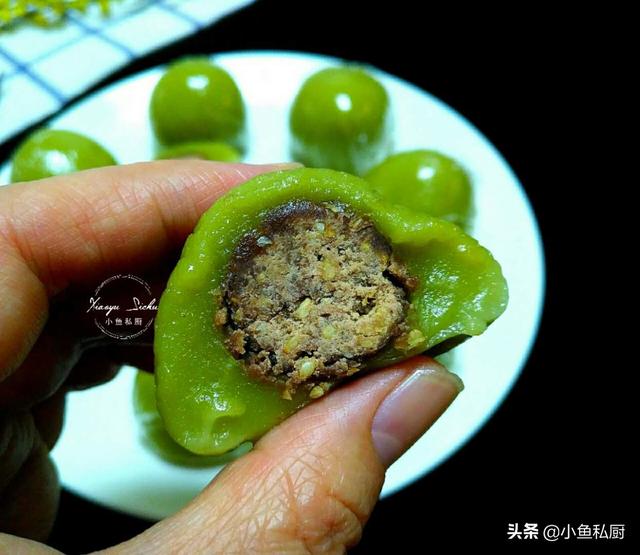 青团皮的配方比例，青团最正宗的做法才柔软（其实做法挺简单的）