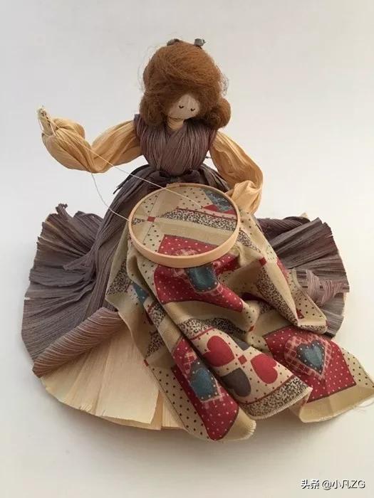 玉米皮制作手工作品，玉米皮的11种超燃手工创意