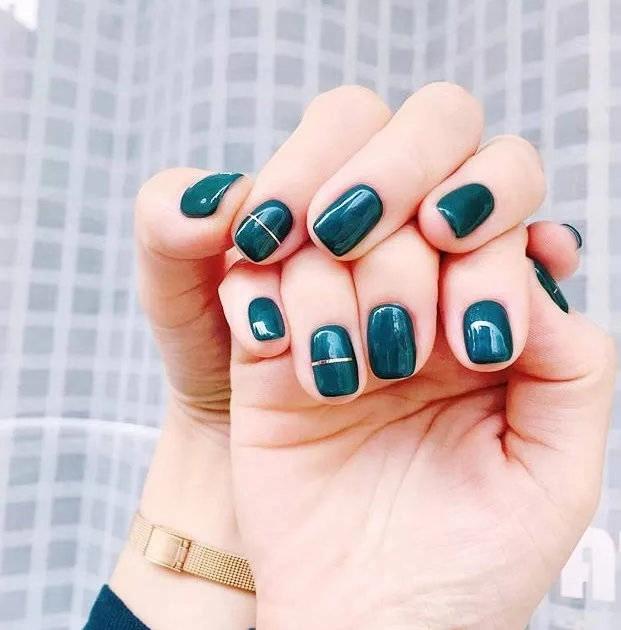 好看的显白的纯色美甲推荐，好看又显白系列美甲