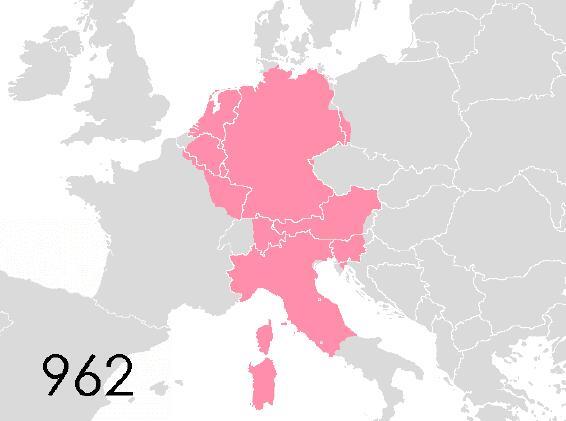 神圣罗马帝国版图，神圣罗马帝国的巅峰时期版图（神圣罗马帝国——皇帝不世袭而是选举）