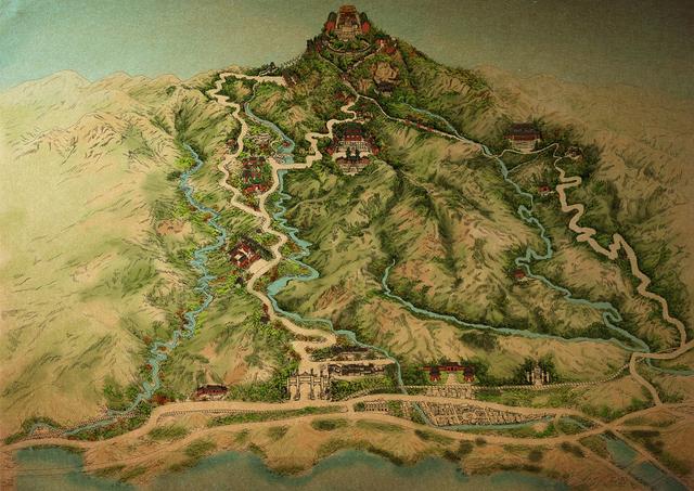 武当山最高峰上的太岳太和宫，海拔只有1612米却被尊为